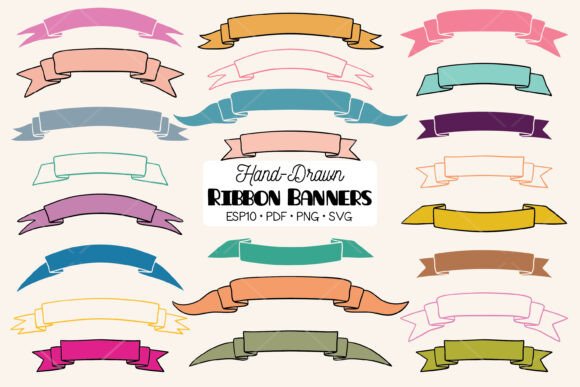 Download Ribbon Banner Color, Decorative Scroll - Decor Collection