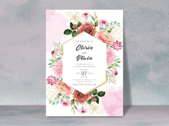 Download Beautiful Floral Wedding Invitation Card - Wedding invitation Collection