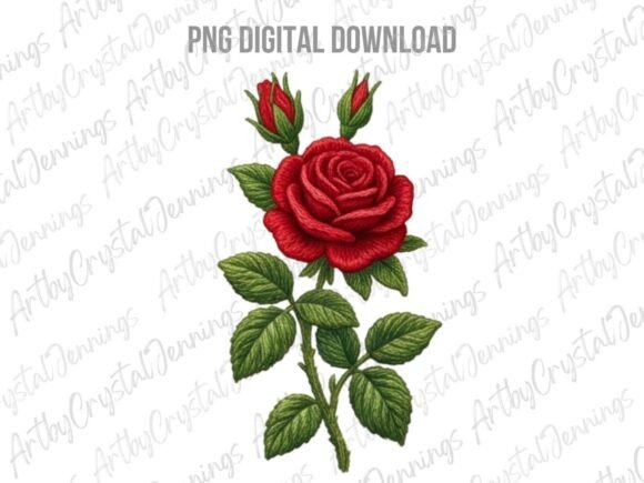 Download Red Rose Botanical PNG Clipart - Premium Bundle